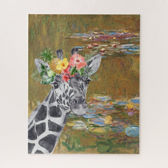 Monet Lily Pond and Giraffe Compilation (Vertikal)