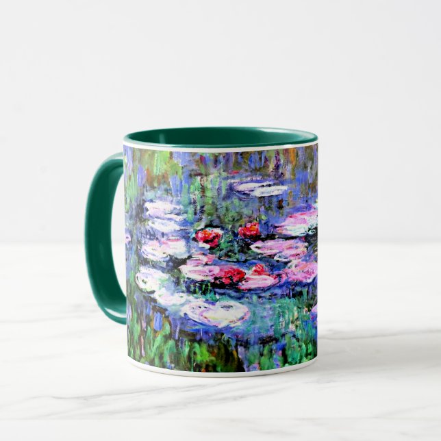 Monet - Los Nenufares (Wasserlilien) Tasse (Vorderseite Links)