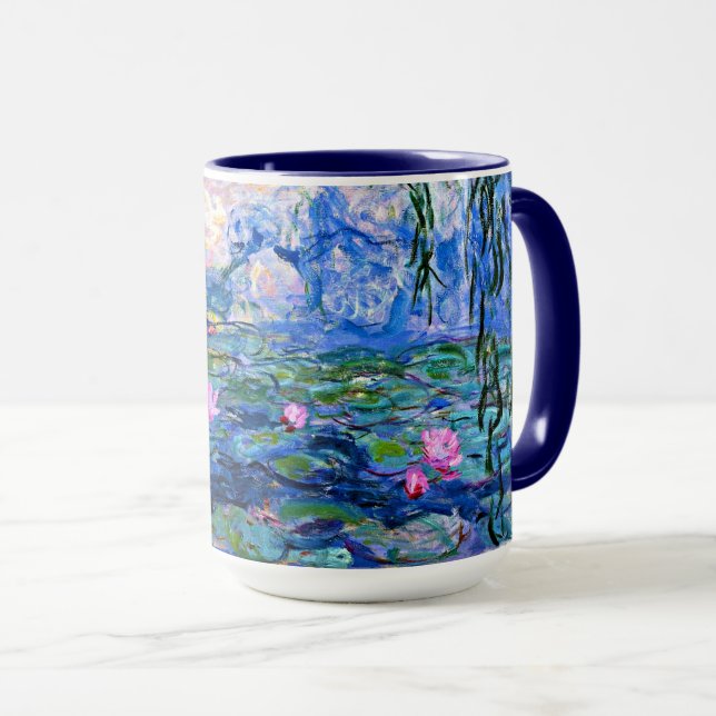Monet : Lys d'eau 1919 Mug (Devant droit)