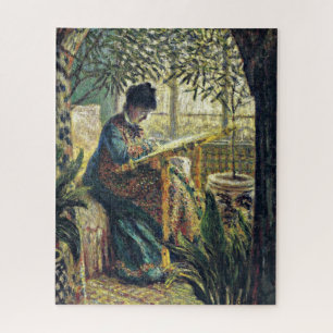 Monet - Madame Monet beim Sticken