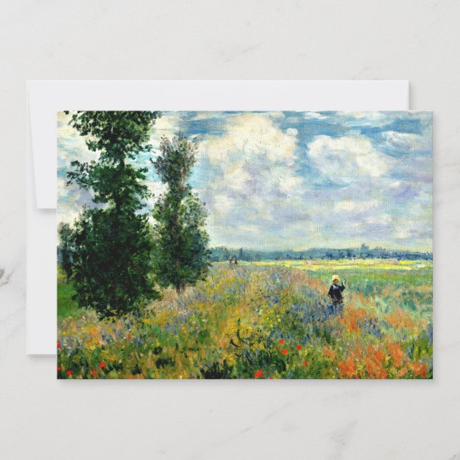 Monet - Mohnfeld, Argentinien (Vorderseite)
