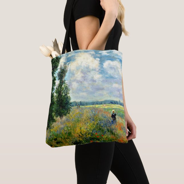 Monet - Mohnfeld, Argentinien, Tasche (Von Nahem)