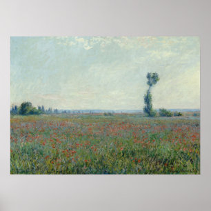 Monet - Mohnfeld Poster