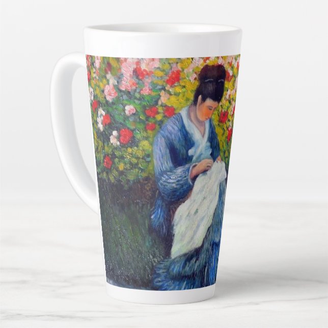 Monet Mutter und Kind im Garten Milchtasse (Linke Ecke)
