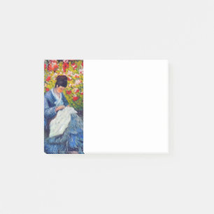 Monet Mutter und Kind im Garten Post-it Klebezettel