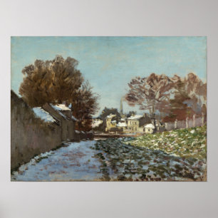 Monet - Neige auf Argentinien 1874 Poster