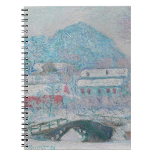 Monet - Norwegen, Dorf Sandviken im Schnee Notizblock