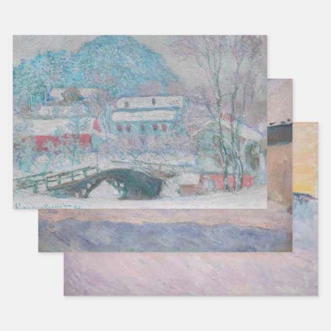 Monet - Norwegen Masterpiece Selection Geschenkpapier Set (Set)