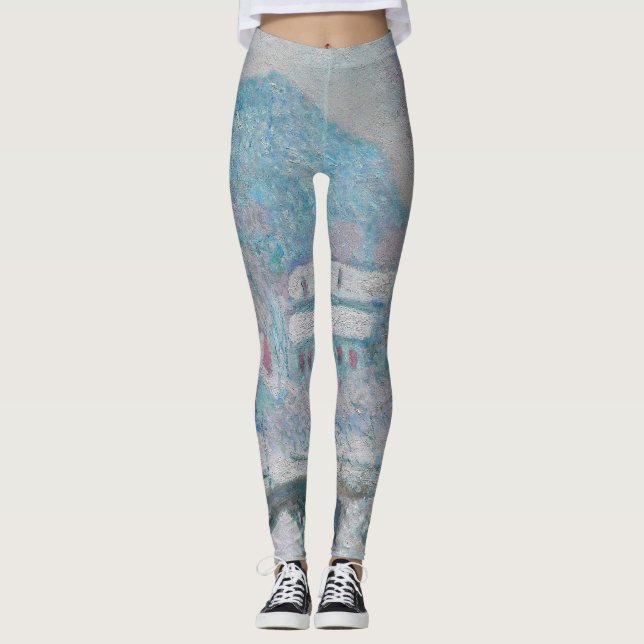 Monet - Norwegen, Sandviken Village in Snow Leggings (Vorderseite)