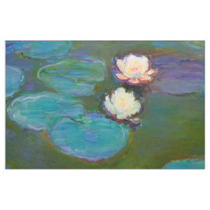 Monet Nympheas (1897-1898) schöne Kunst Stoff