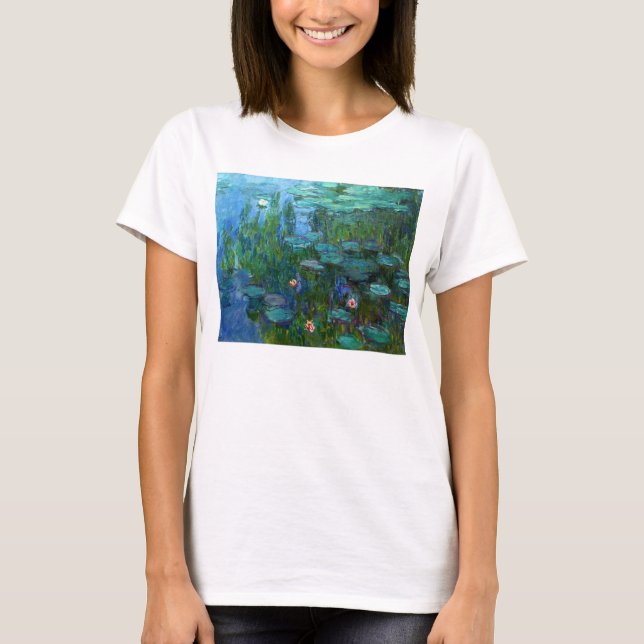 Monet Nympheas Wasser-Lilien-T - Shirt (Vorderseite)