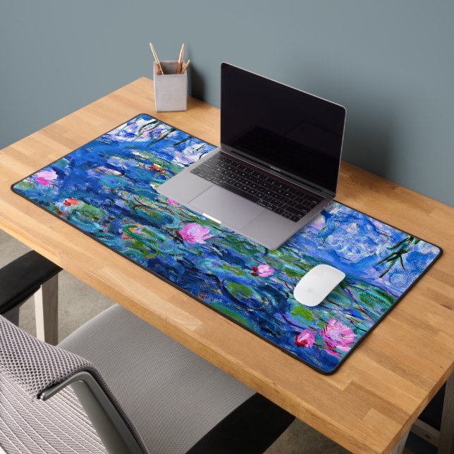 Monet painting, Water Lilies, 1919, Schreibtischunterlage (Büro 2)