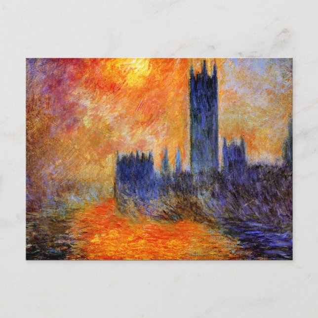 Monet - Parlament Sun Postkarte (Vorderseite)
