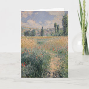 Monet Path auf der Insel Saint Martin, Vétheuil Karte