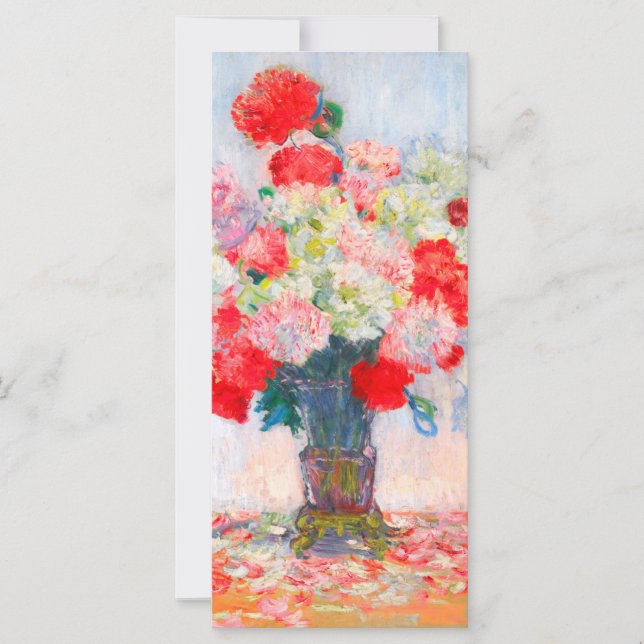 Monet Peonies Card (Vorderseite)