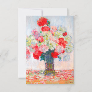 Monet Peonies Einladung