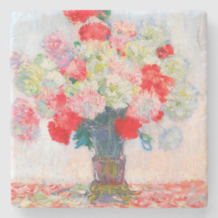 Monet Peonies Steinuntersetzer