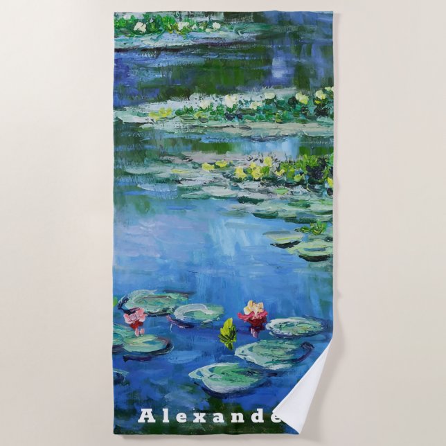 Monet Personalize Strandtuch (Vorderseite)