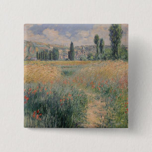 Monet Pfad auf der Insel Saint Martin, Vétheuil Button