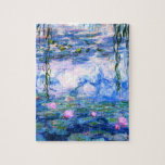 Monet Pink Water Lilies<br><div class="desc">Ein Puzzle mit rosafarbenen Seerosen in Monet, in dem wunderschöne rosa Seerosen in einem ruhigen, blauen Teich mit Lilienpolstern schwimmen. Ein großartiges Monet-Geschenk für die Liebhaber von Impressionismus und französischer Kunst.</div>