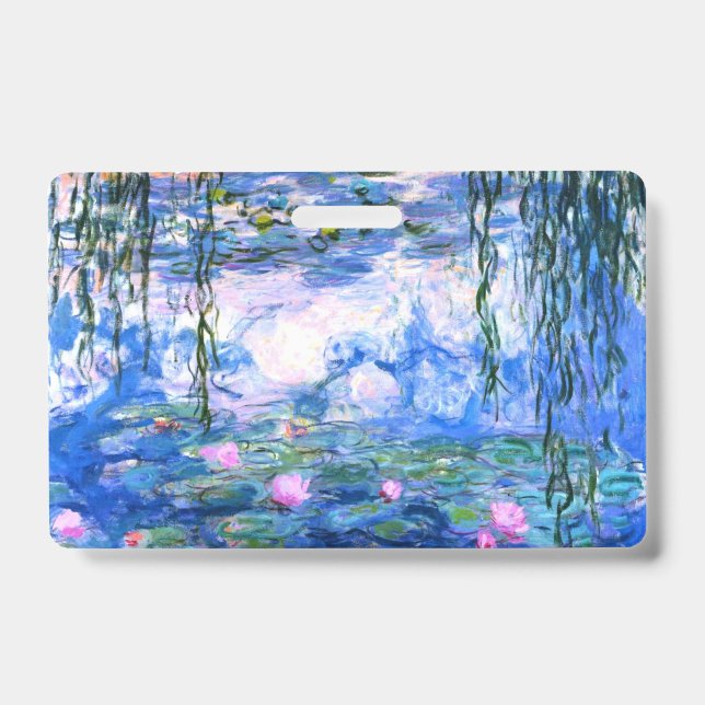 Monet Pink Water Lilies Ausweis (Vorderseite)