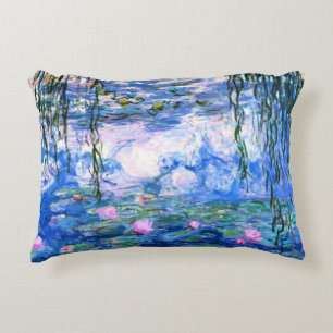 Monet Pink Water Lilies Dekokissen