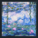 Monet Pink Water Lilies Künstlicher Leinwanddruck<br><div class="desc">Eine Monet-Rosa-Wasserlilililililililililililililie,  gedruckt 10"x10",  mit schönen rosa Seerosen,  die in einem ruhigen,  blauen Teich mit Lilienblättern schwimmen. Ein großartiges Monet-Geschenk für die Liebhaber von Impressionismus und französischer Kunst.</div>
