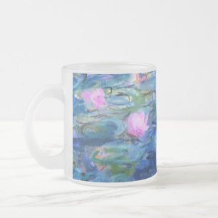 Monet Pink Water Lilies Mattglastasse