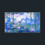 Monet Pink Water Lilies Visitenkarte<br><div class="desc">Eine Monet-Rosa-Wasserkarte ist eine Standard-Visitenkarte mit schönen rosa Seerosen, die in einem ruhigen, blauen Teich mit Lilienpolstern schwimmen. Ein großartiges Monet-Geschenk für die Liebhaber von Impressionismus und französischer Kunst.</div>
