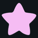 Monet Pinkish Lila Vollfarbe Stern-Aufkleber<br><div class="desc">Water Lilies,  1919 berühmtes Gemälde von Claude Monet,  mit farblich abgestimmten Festfarben pinkisch-lila und Monet blau,  bereit zu mischen und zu ergänzen.</div>