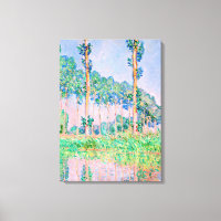 Monet - Poplars, rosa Wirkung