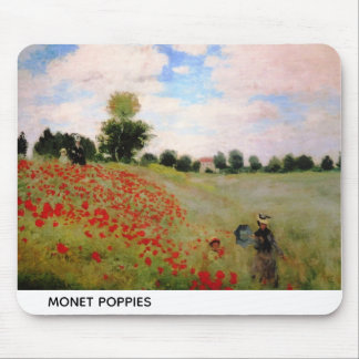 Monet Poppies Mousepad
