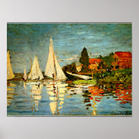 Monet - Regatta in Argenteuil, Impressionismus