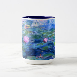 Monet rosa Seerosen Zweifarbige Tasse