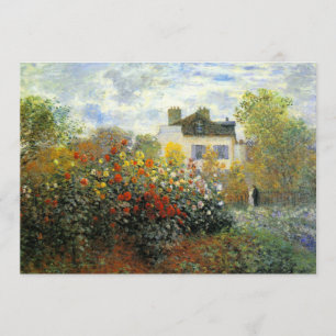 Monet Rose Garden Einladung