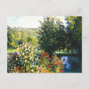 Monet - Rosen im Garten von Montgeron,  Postkarte