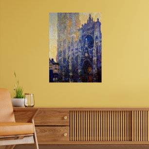 Monet - Rote Kathedrale, Morgeneffekt Poster