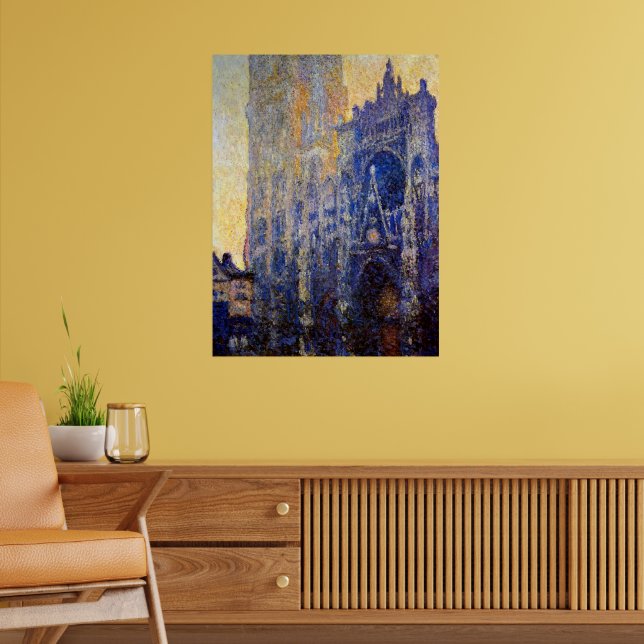Monet - Rote Kathedrale, Morgeneffekt Poster (Wohnzimmer 2)