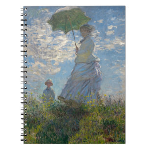 Monet’s Woman with a Parasol Notizblock