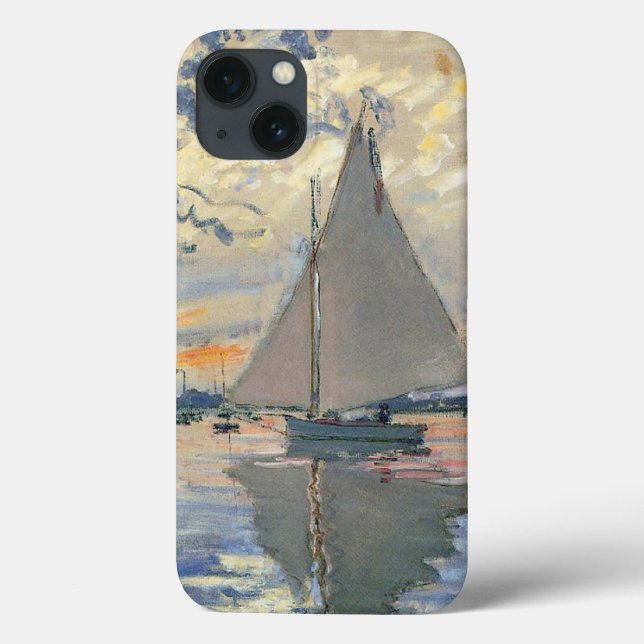 Monet Sailboat Französische Impressionismus Klassi Case-Mate iPhone Hülle (Rückseite)