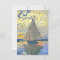 Monet Sailboat in Le Petit-Gennevilliers