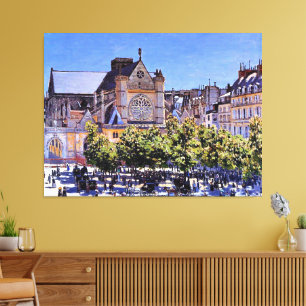 Monet - Saint Germain l'Auxerrois Leinwanddruck