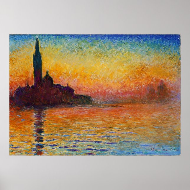 Monet - San Giorgio Maggiore Poster (Vorne)