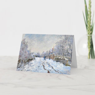 Monet - Schneeszene in Argenteuil