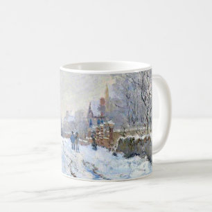 Monet - Schneeszene in Argenteuil Kaffeetasse