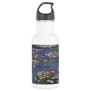 Monet Seerosen Meisterwerk Malerei Edelstahlflasche