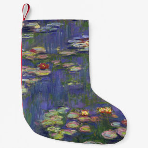 Monet Seerosen Meisterwerk Malerei Kleiner Weihnachtsstrumpf