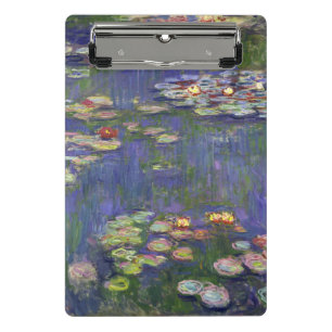 Monet Seerosen Meisterwerk Malerei Mini Klemmbrett