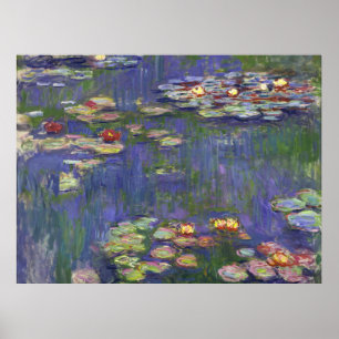 Monet Seerosen Meisterwerk Malerei Poster