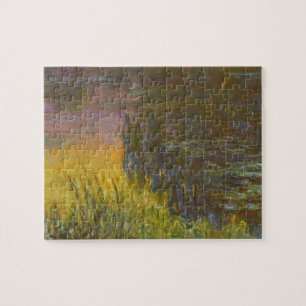 Monet Seerosen Sonnenuntergang Fine Art
